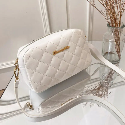 Tassel Small Messenger Bag For Women 2023 Trend Lingge Embroidery Camera Female Shoulder Bag Fashion Chain Ladies Crossbody Bags