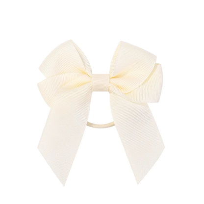 3.15inches Solid Color Hair Ribbon Hair Band for Girls Toddler Cheer Up Bows Head Rope Kids Headwear Ponytail Hair Accessories
