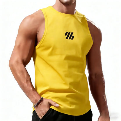 Men Sport Vest Summer Quick Dry Training Tanktop Workout Gym Singlets Man Fitness Tops Sleeveless Shirt Tee Running Tank Top Men