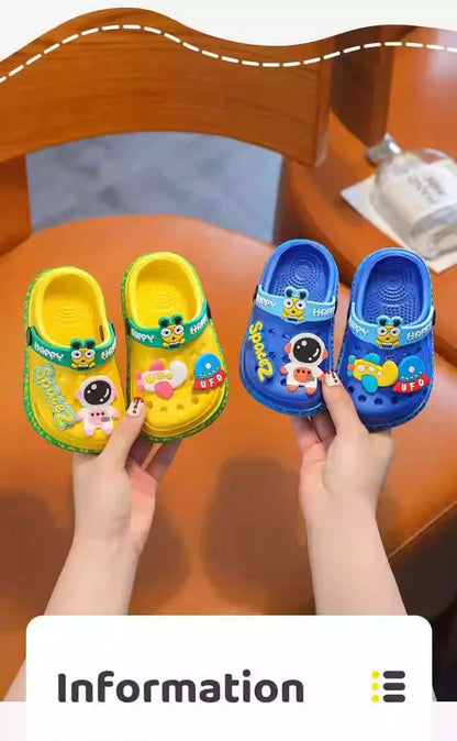 Shoes  Children's  Cartoon Baby Soft-Soled Sandals – Ultra-Light Anti-Slip Infant Closed-Toe Sandals for Boys & Girls Beach