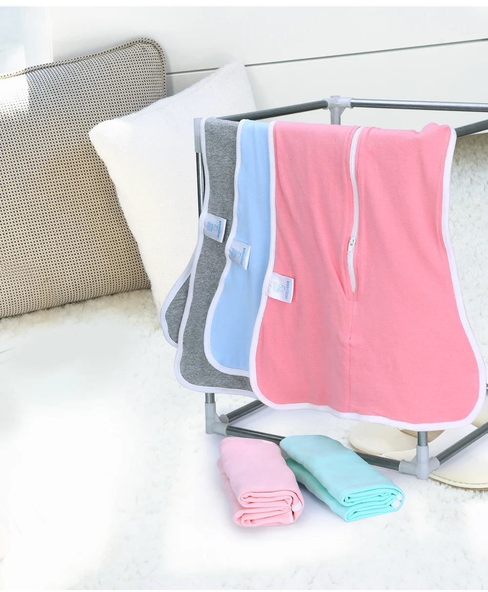 INSULAR New Cotton Baby Sleeping Bag Four Seasons Zipper Bags Newborn Baby bags Wrap Sleepsacks Baby Bedding Swaddling Sleepwear