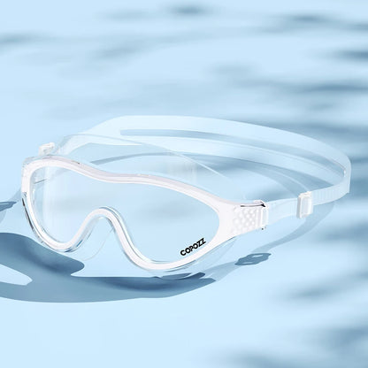 Professional Anti-Fog Men Women Swimming Goggles UV Protection Adjustable Swimming Glasses Large Frame Silicone Pool Eyewear