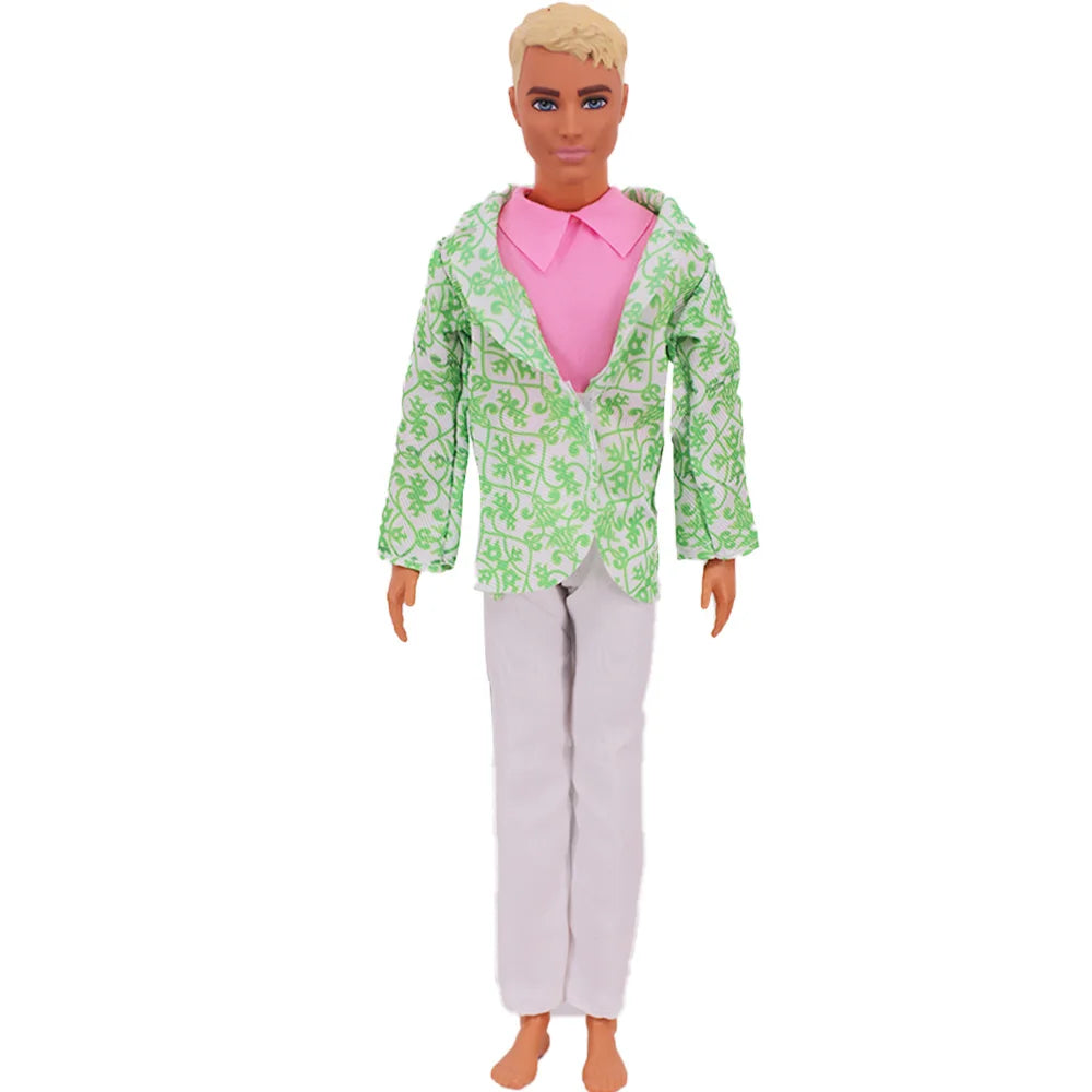 Doll Clothes Ken Doll Clothes Hoodie Sportswear Shirt Coat Outfit Set Doll Accessories Dressing Up Children's Toys,Girls Gift