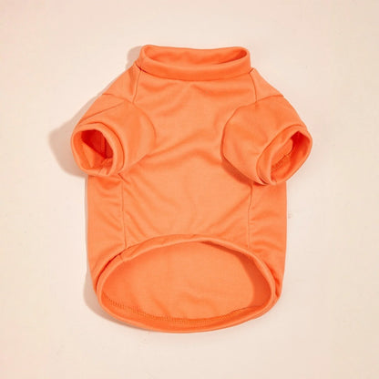 Breathable Dog T-shirt Solid Comfortable Thin Vest For Dogs Cute Summer Pet Clothes Dog Vest Tops Pet Supplies