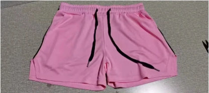 2023 Sports Trendy Men's Pants Summer Men's Sports Plus Size Mesh Breathable Shorts Running Beach Pants