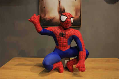 High Quality Spider Man Plush Toy Cartoon Stuffed Anime superhero Plushies Lovely Doll Hug Pillow Home Decor Birthday Gifts Kids