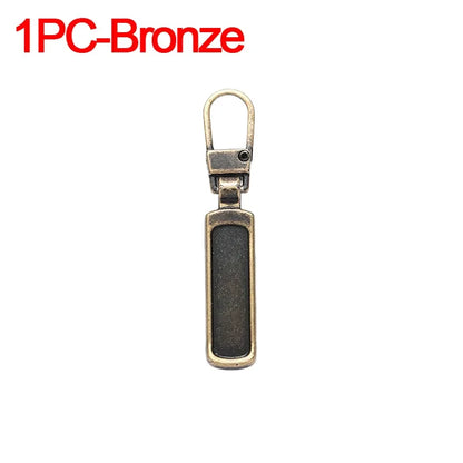 Detachable Zipper Puller Universal Replacement Tab Zippers Head Sliders Repair Kit for Suitcases Bags Clothing DIY Sewing Craft