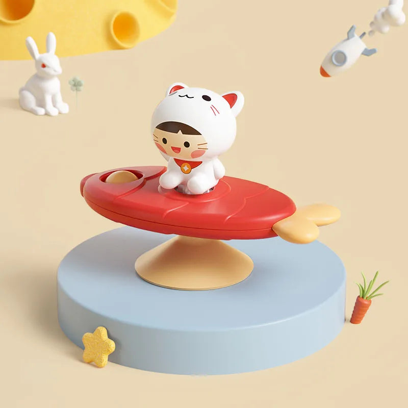 Catoon Bath Toys 6-12-18 Months Baby Toy Suction Cup Spinner Toys for Boys Girls 1 2 3 Years Sensory Toys for Toddler Kids Gift