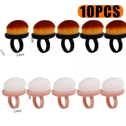 10pcs Professional Nail Dust Brush Art Brush Remove Gel Polish Powder Cleaning Tool Beauty Makeup Brushes Manicure Accessories