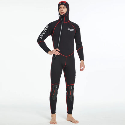 3MM diving suit men's and women's thickened diving suit men's warm hooded swimming wet suit surfing suit jellyfish suit