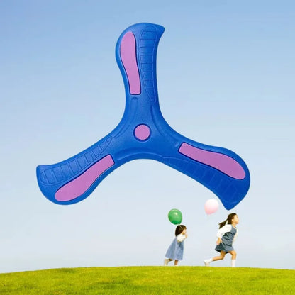 1PC Boomerang Children's Game Pet Toy Parent Child Interactive Toy Educational Outdoor Stress Relieving Toys Spinning Frisbee
