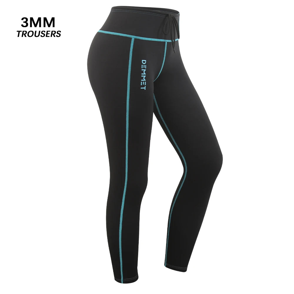 Men Women Wetsuit Pant 1.5MM/3mm Neoprene for Diving Surfing Scuba Snorkeling Winter Swimsuit Keep Warm Trousers Pant Dropship