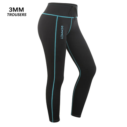 Men Women Wetsuit Pant 1.5MM/3mm Neoprene for Diving Surfing Scuba Snorkeling Winter Swimsuit Keep Warm Trousers Pant Dropship