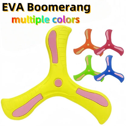 1PC Boomerang Children's Game Pet Toy Parent Child Interactive Toy Educational Outdoor Stress Relieving Toys Spinning Frisbee