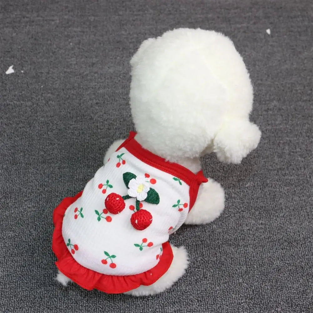 Pet Supplies Cute Little Dog Summer Strap Soft Fashion Dog Vest Breathable Pet Clothes for Kittens Puppy