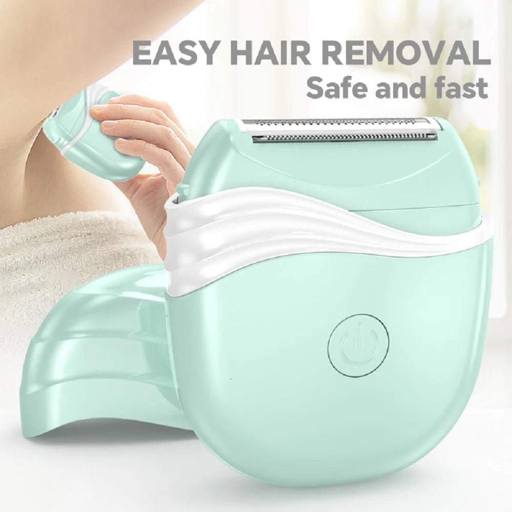 Women's Epilator Electric Hair Shaver Mini Hair Removal Trimmer Portable Body Hair Remover Razor Armpit Arm Leg Hair Epilator