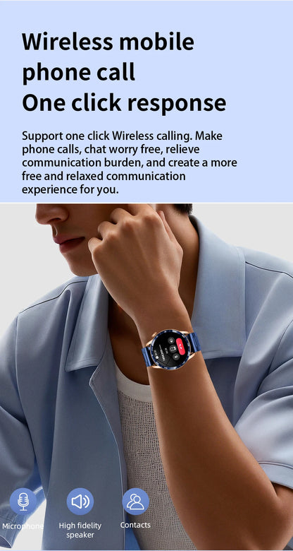 LIGE 2026 Voice Calling Smart Watch Men 1.38" HD IP68 Waterproof Sports Fitness Watches New Man Women Smartwatch For Android iOS