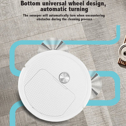NEW 3 In 1 Smart Sweeping Robot Home Mini Sweeper Sweeping and Vacuuming Wireless Vacuum Cleaner Sweeping Robots For Home Use