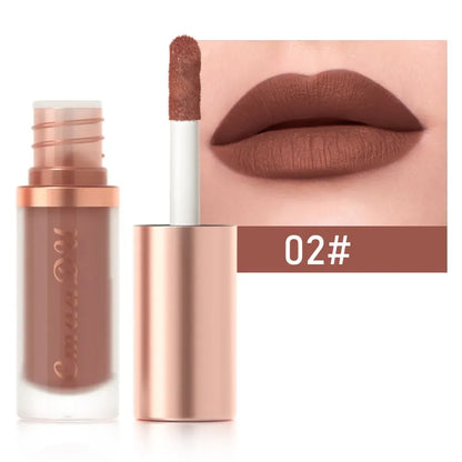 CmaaDu 12Color Long-Lasting Lip Sense Color Makeup Waterproof  Lipsticks Matte Velvet Lip Gloss