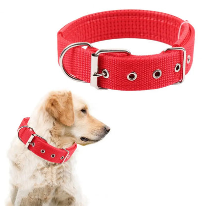 Dog Collars，Nylon，Adjustable Dog Neck Circle，Long-lasting Pet Neck Strap，with Traction Ring，Teddy Keji Pitbull，Pet Supplies