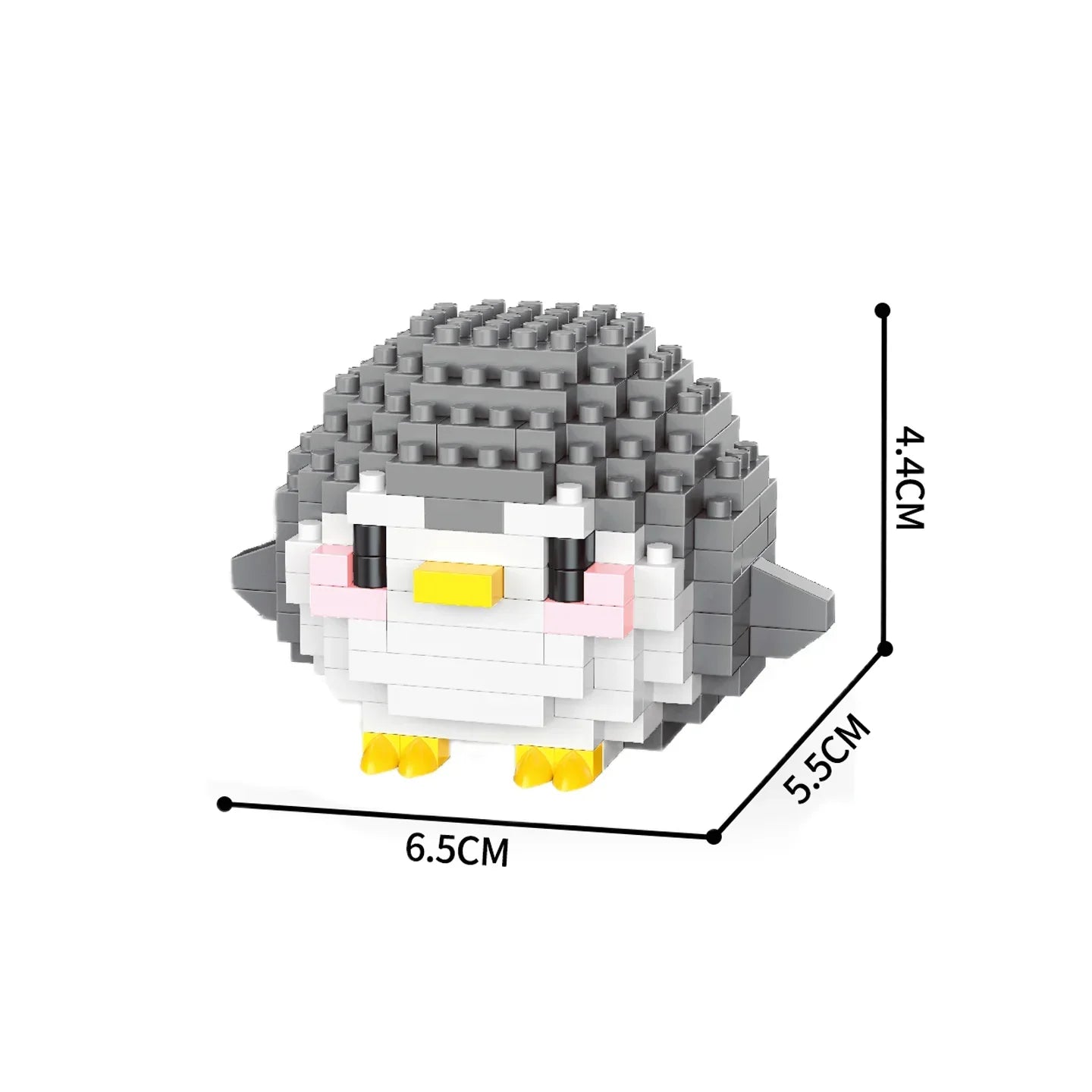 Micro Mini Brick Shark Figurine Doll Building Kit Underwater Ocean Theme DIY Educational Toy Birthday Children's Holiday Gifts
