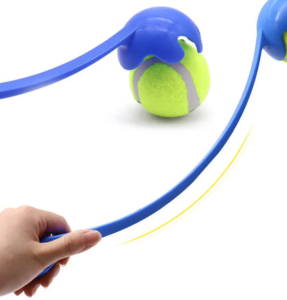 Pet Tennis Ball Launcher Stick - Interactive Outdoor Dog Funny Training Interactive Ball Picking Toy Training Toys Pet Supplies
