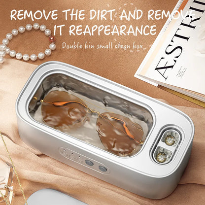 Adjustable High Frequency Ultrasonic Cleaning Machine with Double Bin Vibration for Jewelry Full Cleaning Machine for Household
