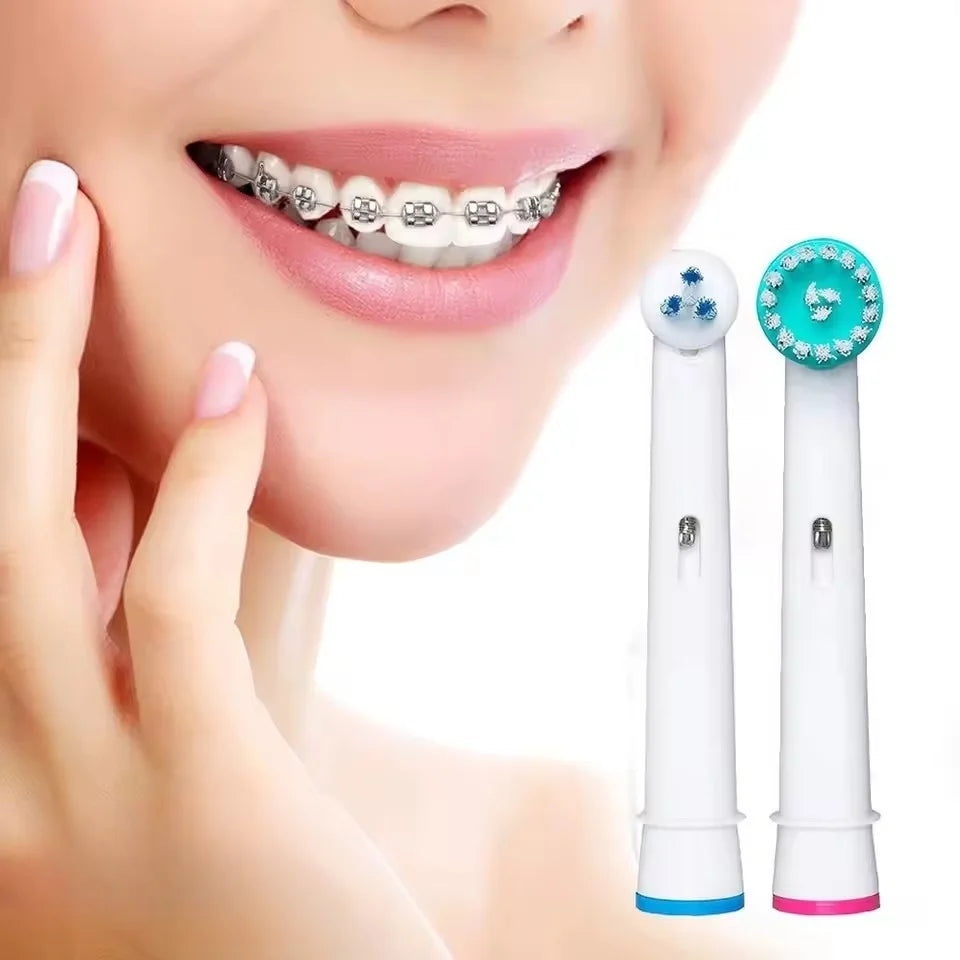 4/8/16 Pcs Interproximal Clean Replacement Brush Heads For Oral B Professional Ortho Orthodontic Electric Toothbrush Heads