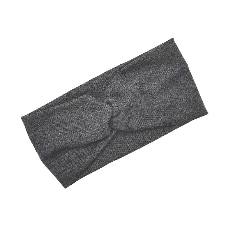 Baby Headband Yoga Sport Girls Kids Children Adult Women Bandage Solid Twisted Knotted Soft Hair Accessories Turban