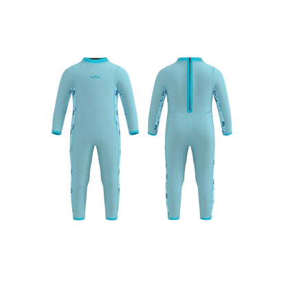 Boys Girls Toddlers 2mm Neoprene Wetsuit Back Zipper Infants Wet Suits Full Swimsuit Warm One Piece Bathing Swimming Suit