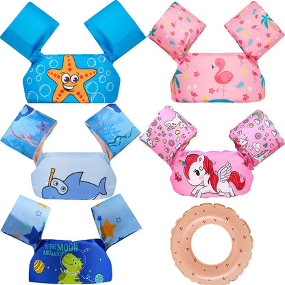 Pool Float Accessory Learning Swimming Vest Foam Buoyancy Armbands Better than Inflatable Ring