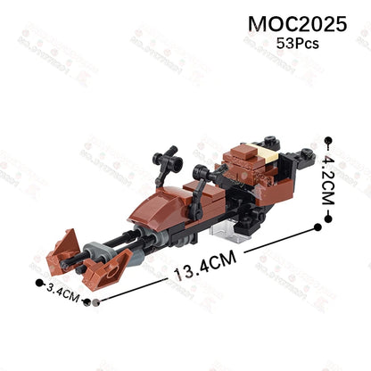Sci-Fi Movie Series Droid Building Blocks Creative Mini Collector Turret Robot Annihilator Robot Model Bricks Toys For Kids Gift