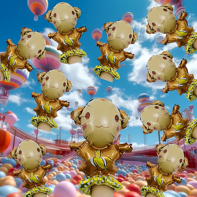 10pcs Cute Animal Hand Wearing Balloons Bear Rabbit Sheep Cat Wrist Ballon Birthday Party Decoration Kids Toys Baby Shower