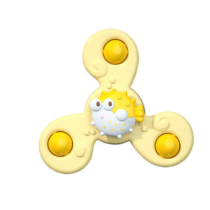 Catoon Bath Toys 6-12-18 Months Baby Toy Suction Cup Spinner Toys for Boys Girls 1 2 3 Years Sensory Toys for Toddler Kids Gift