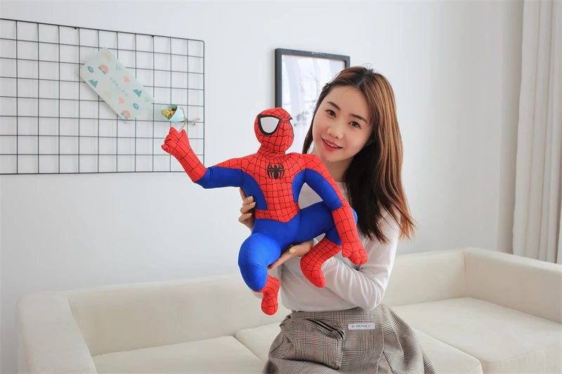 High Quality Spider Man Plush Toy Cartoon Stuffed Anime superhero Plushies Lovely Doll Hug Pillow Home Decor Birthday Gifts Kids