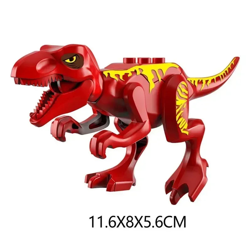 Great Value!!! Mosasaurus Jurassic World Park Dinosaurs Rex Indoraptor Triceratops Indominus Building Block Toys Dinosaur Gift