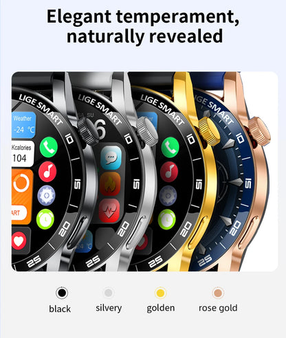 LIGE 2026 Voice Calling Smart Watch Men 1.38" HD IP68 Waterproof Sports Fitness Watches New Man Women Smartwatch For Android iOS
