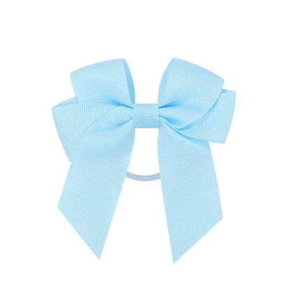 3.15inches Solid Color Hair Ribbon Hair Band for Girls Toddler Cheer Up Bows Head Rope Kids Headwear Ponytail Hair Accessories