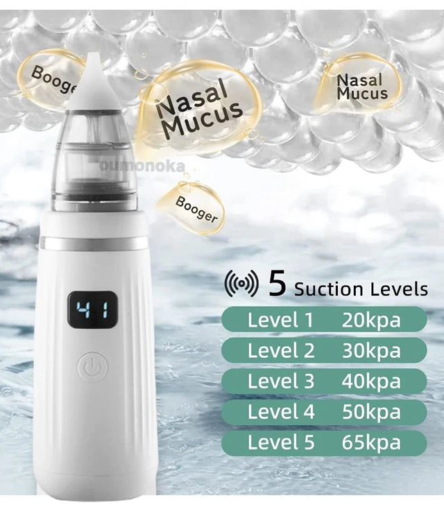 Smart Electric Baby Nasal Aspirator Absorber Equipment Silent Utensils Obstruction Rhinitis Cleaner New Born Items Care Tools