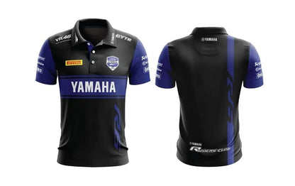 2025 new 3D printed Yamaha motorcycle off-road fashionable T-shirt, suitable for extreme sports adventure men's and women's T-sh
