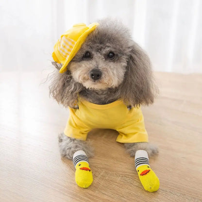 soles Not easy to fall off Resilient Universal for cats and dogs Breathable Pet socks Pet supplies Dog socks Cotton socks
