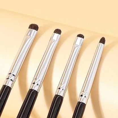 Soft Hairs Eye Makeup Brush Plastic Handle Small Tapered Brush for for Highlighting Eyeshadow/Sleeping Silkworms/Under Eyes