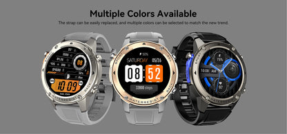LIGE New GPS Tracker Smart Watch Men 466*466 AMOLED Screen Men Watches 50M Waterproof Outdoor Compass 500mAh Battery Smartwatch