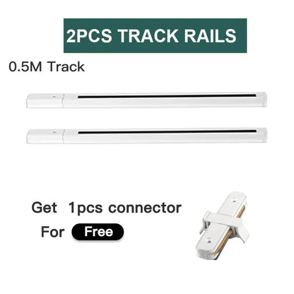 GX53 LED Track Spotlights Replaceable light bulb 110V 220V track Lights for Home Decor Living Room Kitchen Ceiling Lamp Decorate