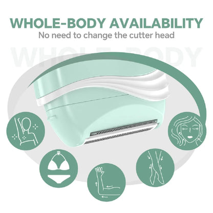 Women's Epilator Electric Hair Shaver Mini Hair Removal Trimmer Portable Body Hair Remover Razor Armpit Arm Leg Hair Epilator