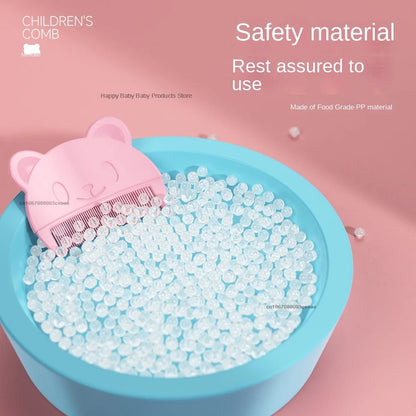 New Baby Care Accessories Fetal Head Fat Comb Infant Bathing Soft Comb Newborn Hair Cleaning Supplies Infant Comb Head Massager