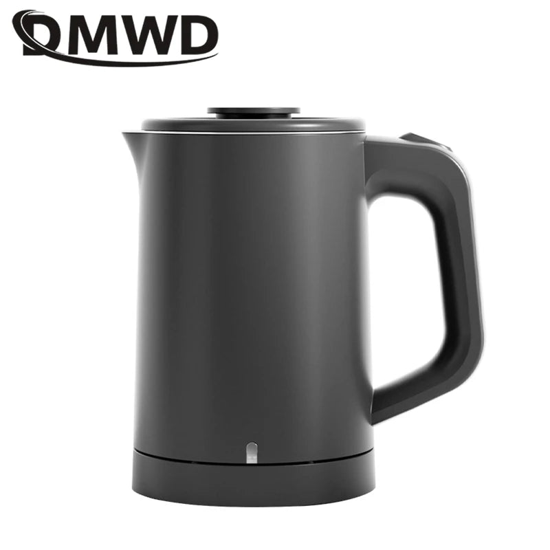 110V 220V Electric Kettle 0.6L Seamless 304 Stainless steel liner Fast heating Mini Teapot Water heater Coffee maker for Travel