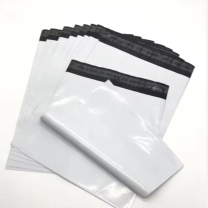Bulk White Self-Seal Adhesive Courier Bags for Express Delivery - Plastic Packaging Pouches Envelope Storage Mail Envelope