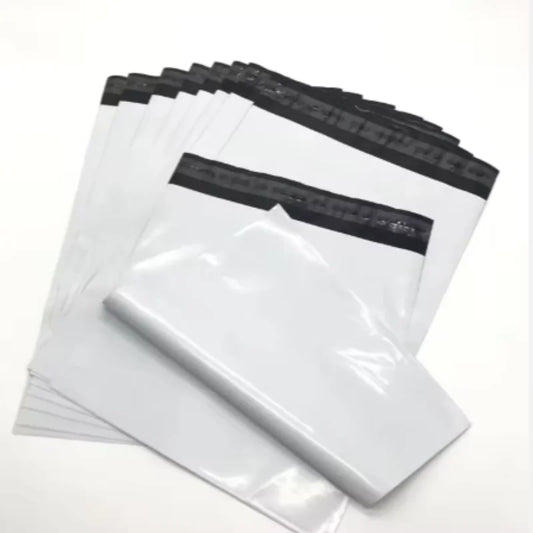 Bulk White Self-Seal Adhesive Courier Bags for Express Delivery - Plastic Packaging Pouches Envelope Storage Mail Envelope