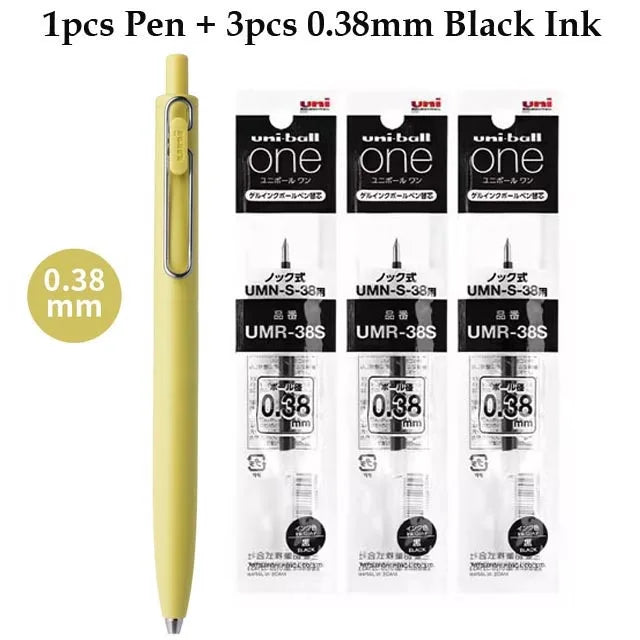 New Japan UNI Small Thick Core Gel Pen UMN-SF Summer Limited Thick Black Uniball One Low Center of Gravity Uniball Signature Pen